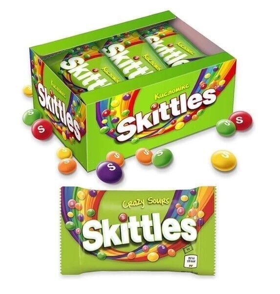 Skittles Crazy Sours 38gr Adet (1 Adet)