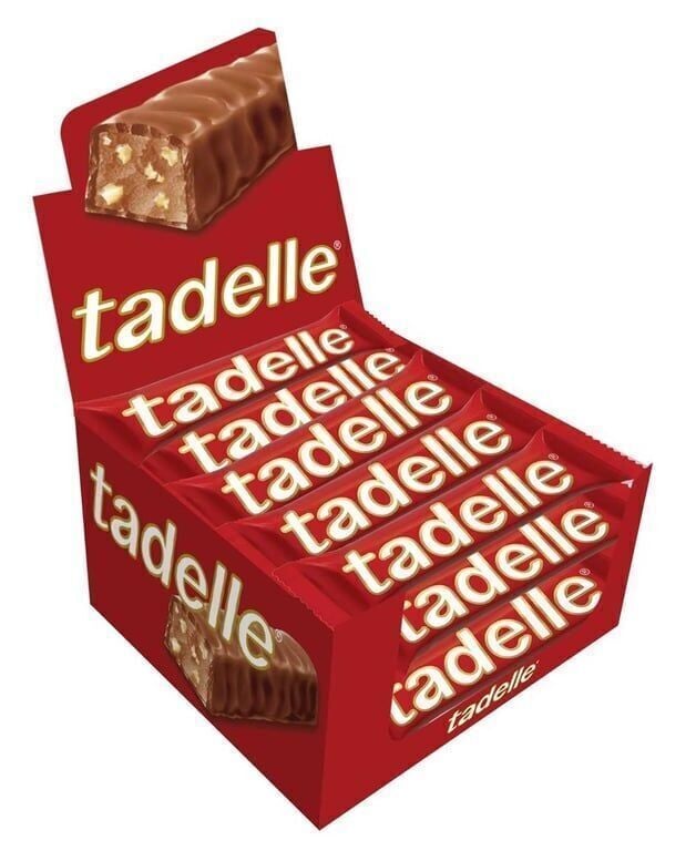 Tadelle Fındıklı Sütlü Çikolata 30 gr 20'li Paket Koli (6 Adet)