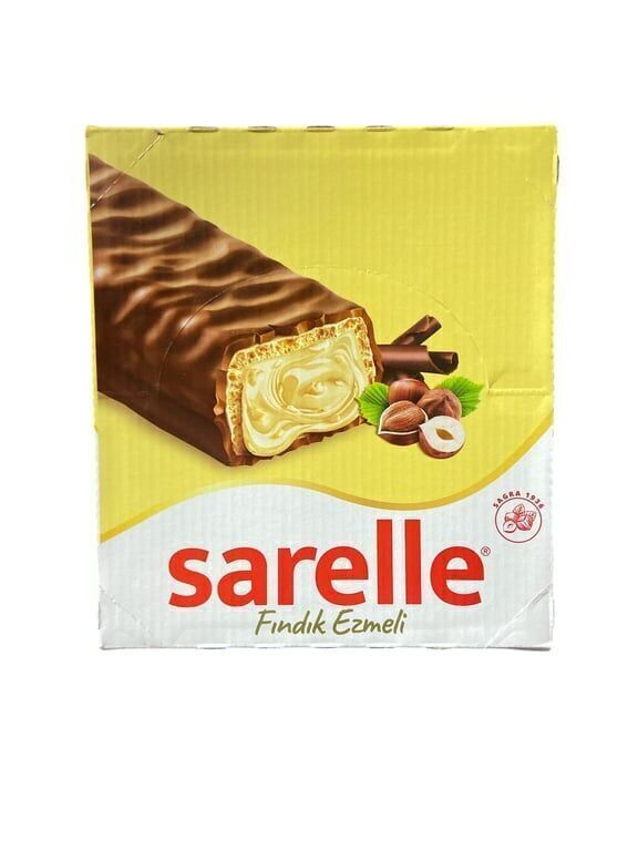Sarelle Fındık Ezmeli Gofret 33 gr X 20'li Paket Paket (1 Adet)