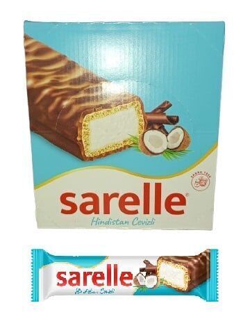 Sarelle Hindistan Cevizli Gofret 33gr 20li Paket Paket (1 Adet)