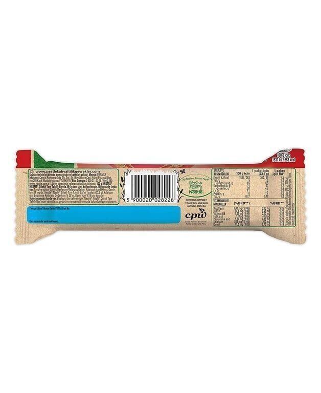 Nestle Nesfit Tam Tahıllı Bar 23,5 gr 16'lı Paket Çilekli Koli (8 Adet)