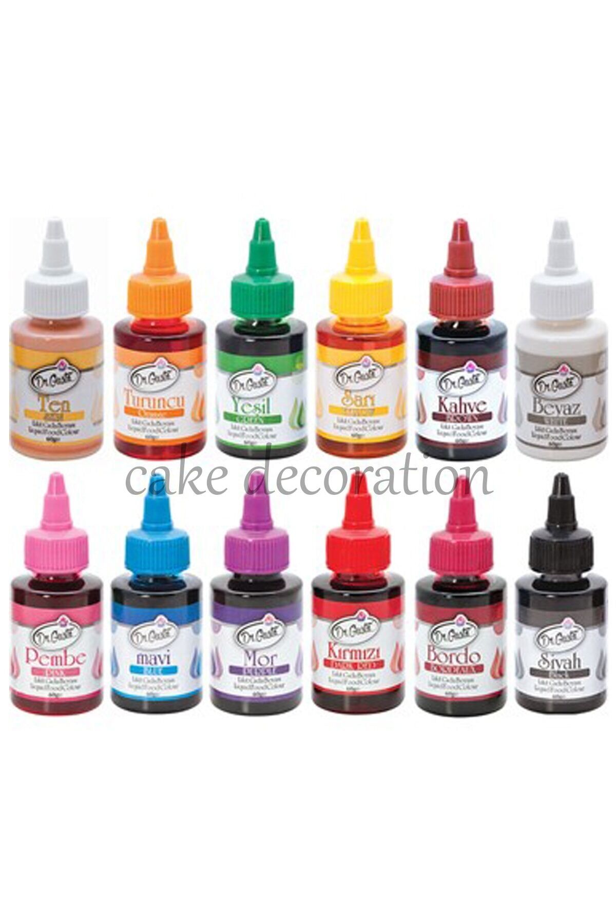 Likit Gıda Boyası 60 Gr 12'li