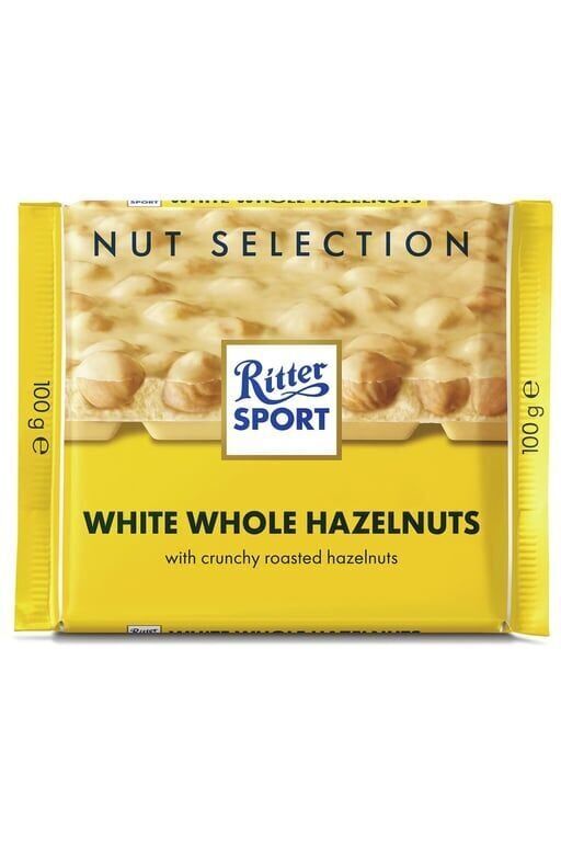 Ritter White Whole Hazelnuts 100 G Adet (1 Adet)