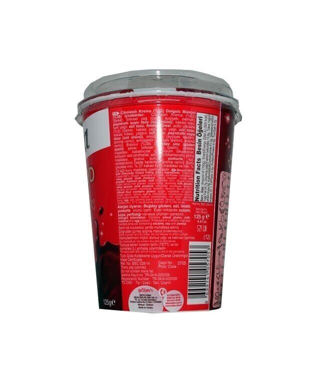 Şölen Biscolata Mood Sütlü Çikolatalı 125 gr Paket (24 Adet)