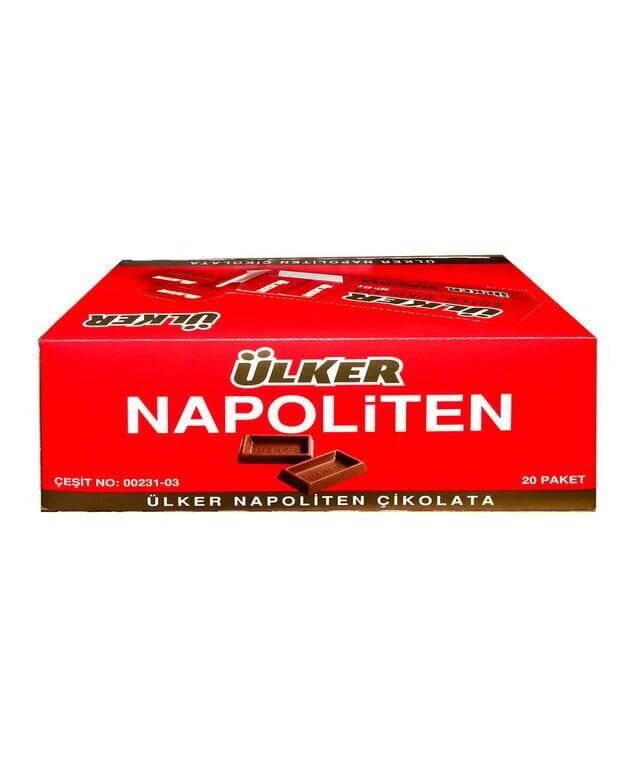 Ülker Napoliten Sütlü Çikolata 33 gr 20'li Paket Paket (1 Adet)