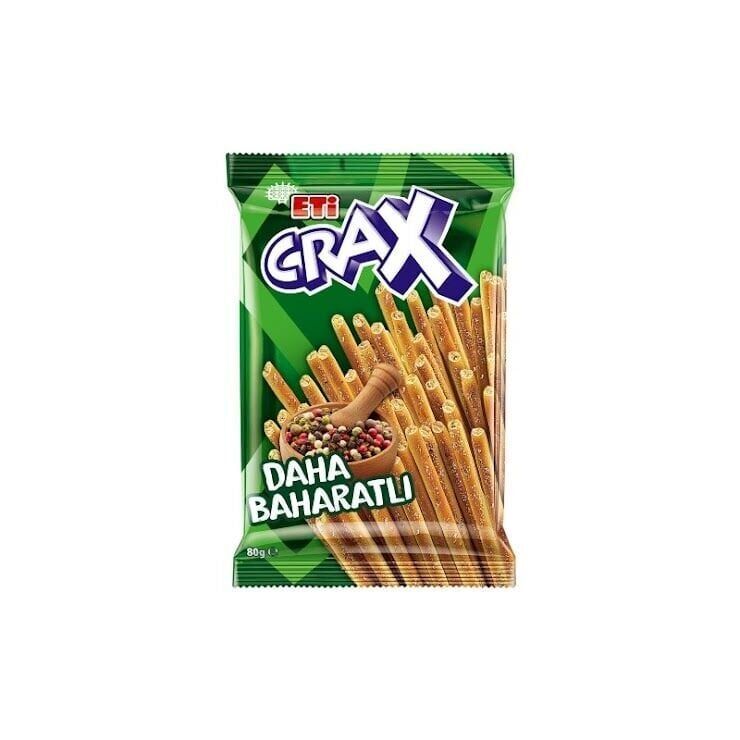 Eti Crax Baharatlı Çubuk Kraker 80g Koli (17 Adet)