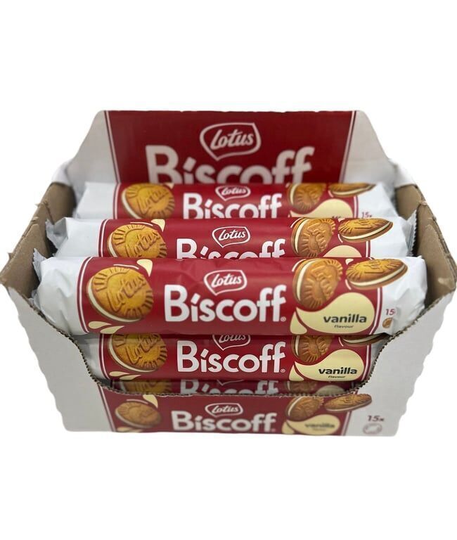 Lotus Biscoff Sandwıch Vanilla 150 Gr Koli (9 Adet)