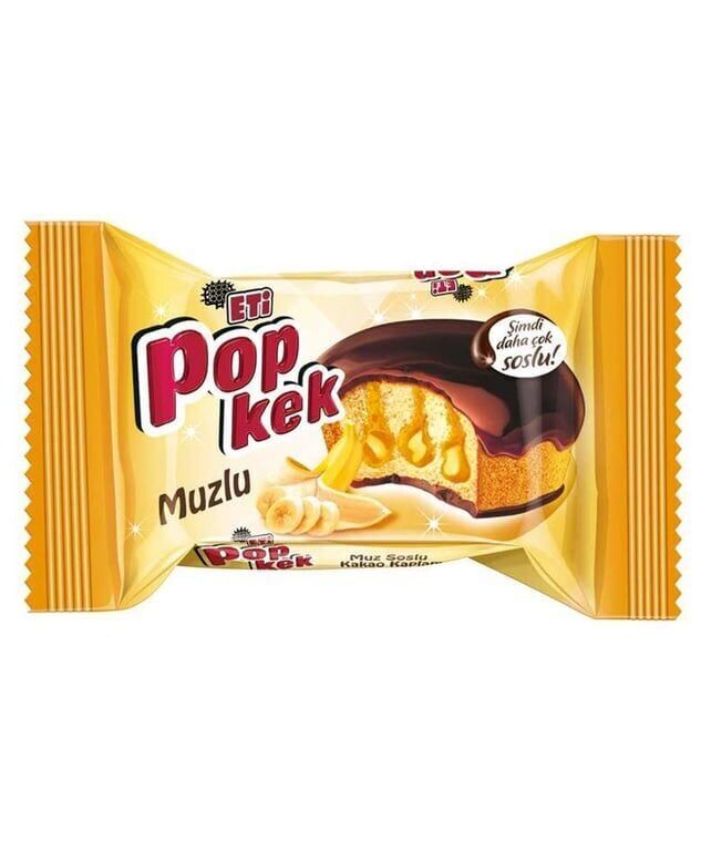 Eti Popkek 60 gr Muz x 24'lü Paket Adet (1 Adet)