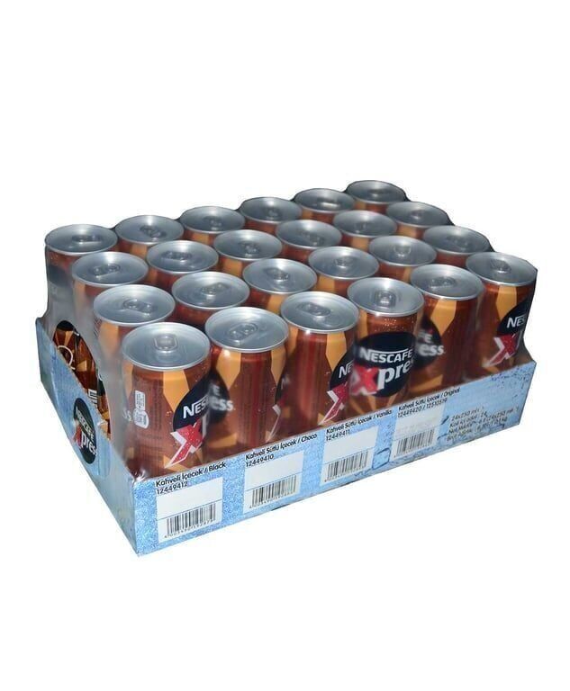 Nescafe Xpress Soğuk Kahve 250 ml Original Koli (24 Adet)
