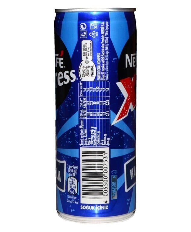 Nescafe Xpress Soğuk Kahve 250 ml Vanilya Koli (24 Adet)