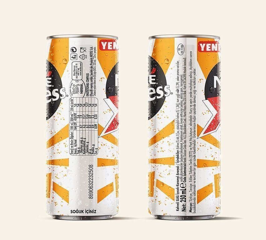 Nescafe Xpress Soğuk Kahve 250 ml Karamelli Koli (24 Adet)