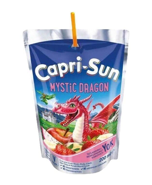 Capri-Sun Meyve Suyu 200 ml 20'li Paket Mystic Dragon Koli (20 Adet)