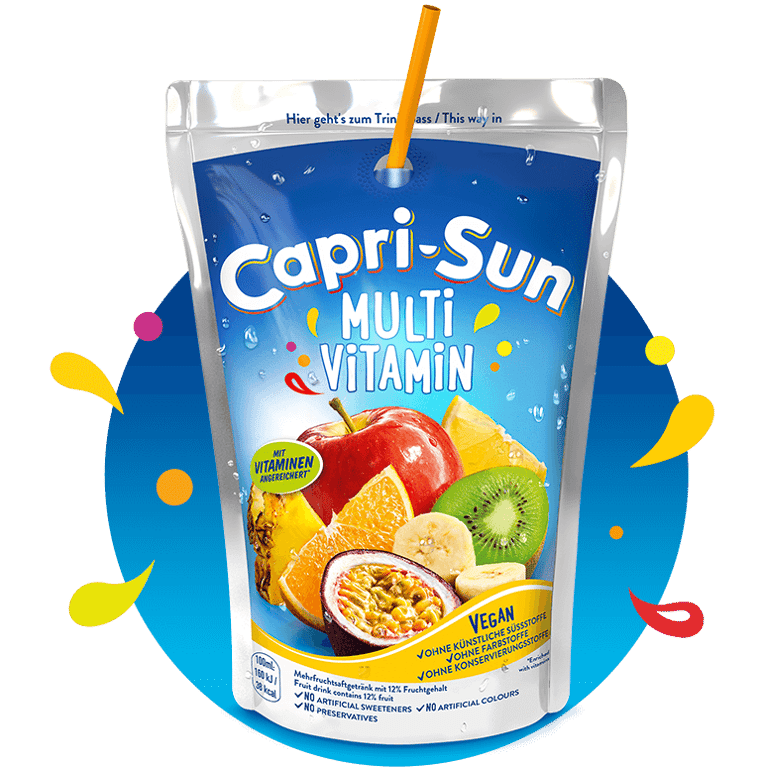 Capri-Sun Meyve Suyu 200 ml 20'li Paket Mutlivitamin Koli (20 Adet)