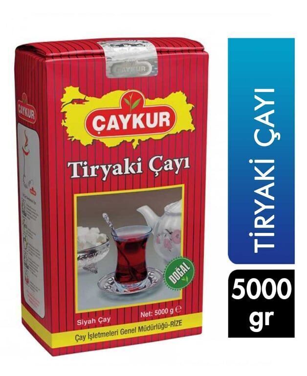 Çaykur Tiryaki Çayı 5000 gr Koli (2 Adet)