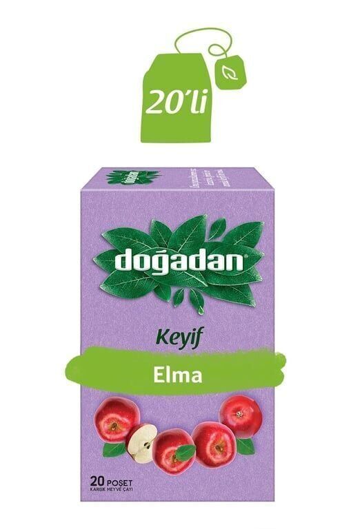 Dogadan Elma Çayı 20 ADET Paket (6 Adet)