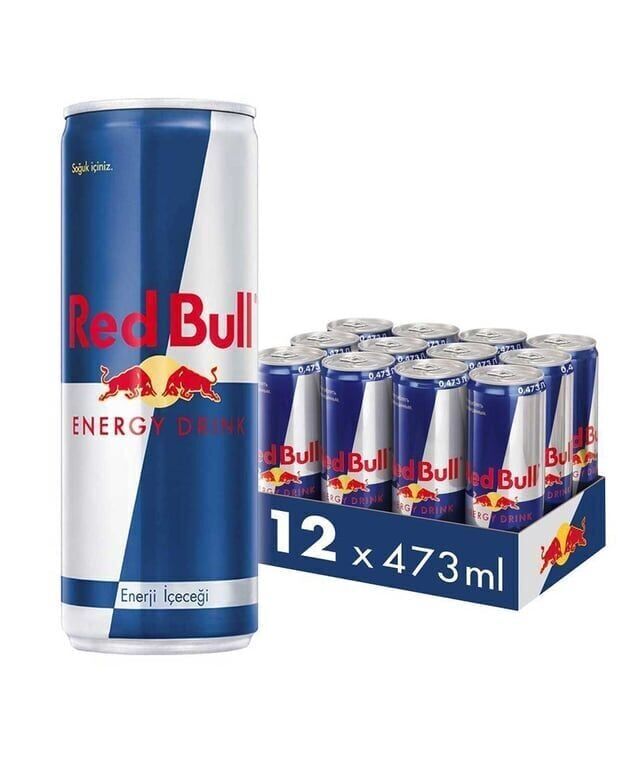 Red Bull Enerji İçeceği 473 ml 12'li Koli (1 Adet)