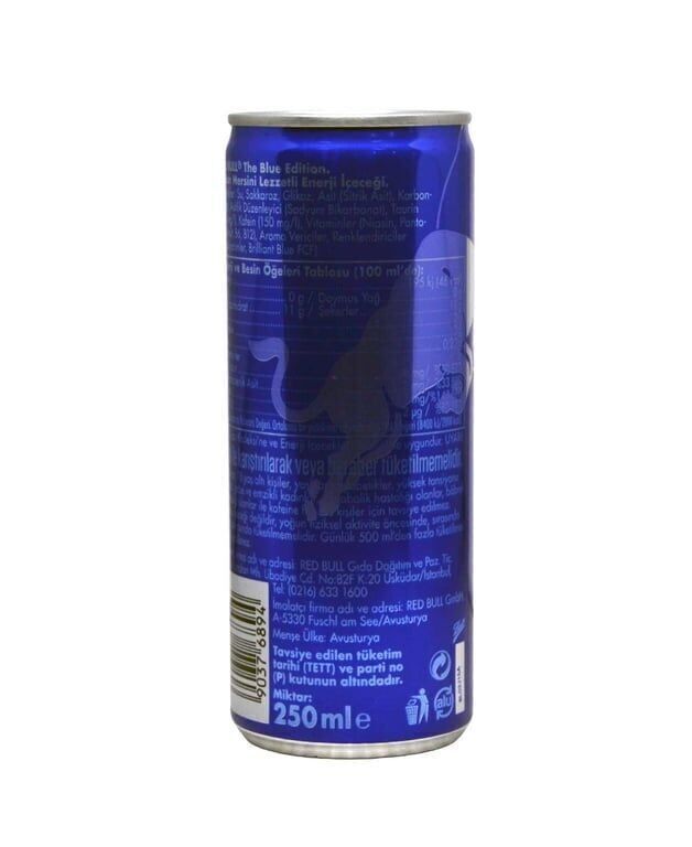Red Bull Enerji İçeceği Yaban Mersini 250 ml X 24'lü Paket Koli (24 Adet)