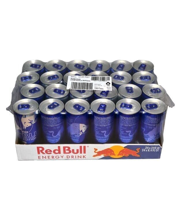 Red Bull Enerji İçeceği Yaban Mersini 250 ml X 24'lü Paket Koli (24 Adet)