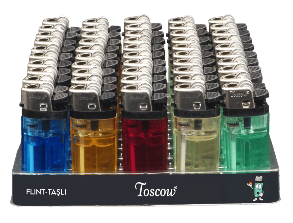 Toscow Taşlı Çakmak Paket (50 Adet)