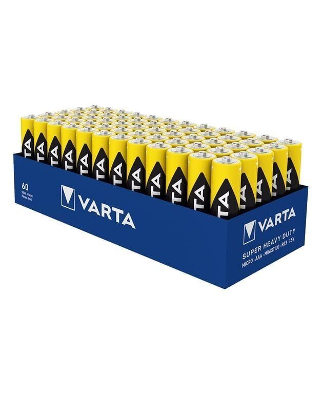 Varta Superlife AAA İnce Kalem Pil 60'lı Paket Koli (600 Adet)
