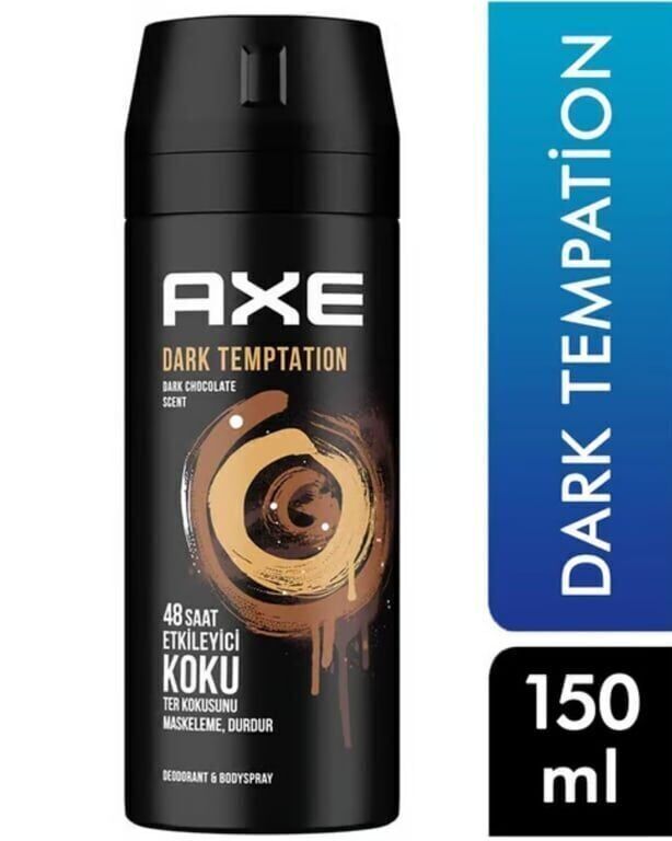 Axe Dark Temptation Deodorant 150 ml Paket (6 Adet)