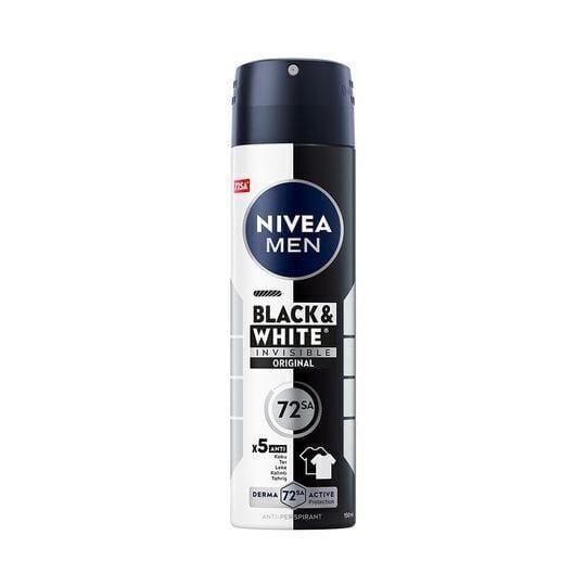 Nivea Erkek İnvisible Black&White Deodorant 150 ml Adet (1 Adet)