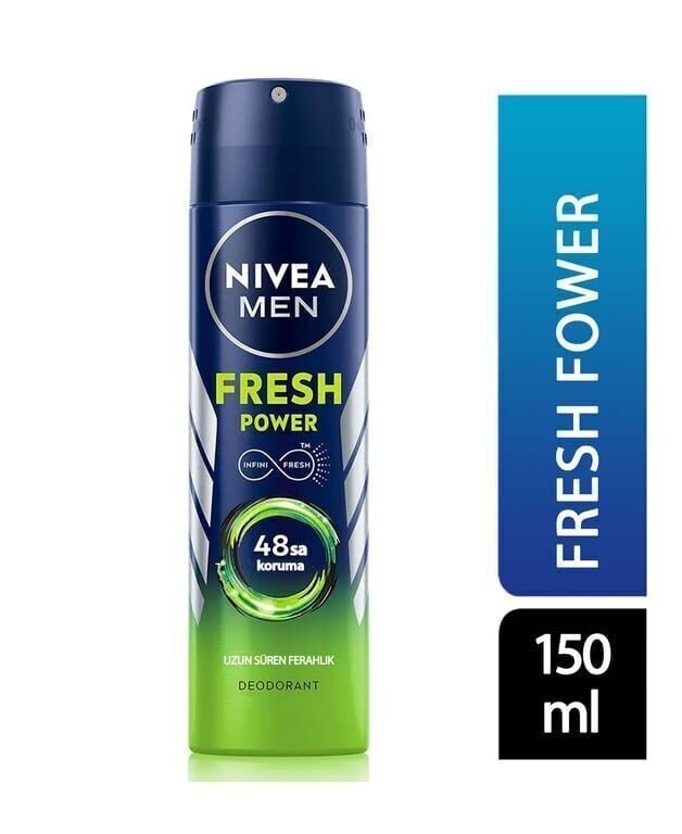 Nivea Fresh Power Erkek Deodorant 150 ml Adet (1 Adet)