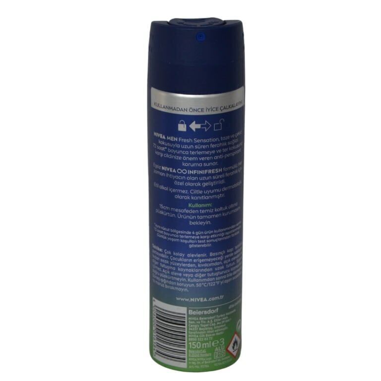 Nivea Fresh Power Erkek Deodorant 150 ml Adet (1 Adet)