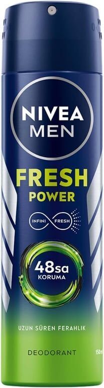 Nivea Fresh Power Erkek Deodorant 150 ml Adet (1 Adet)