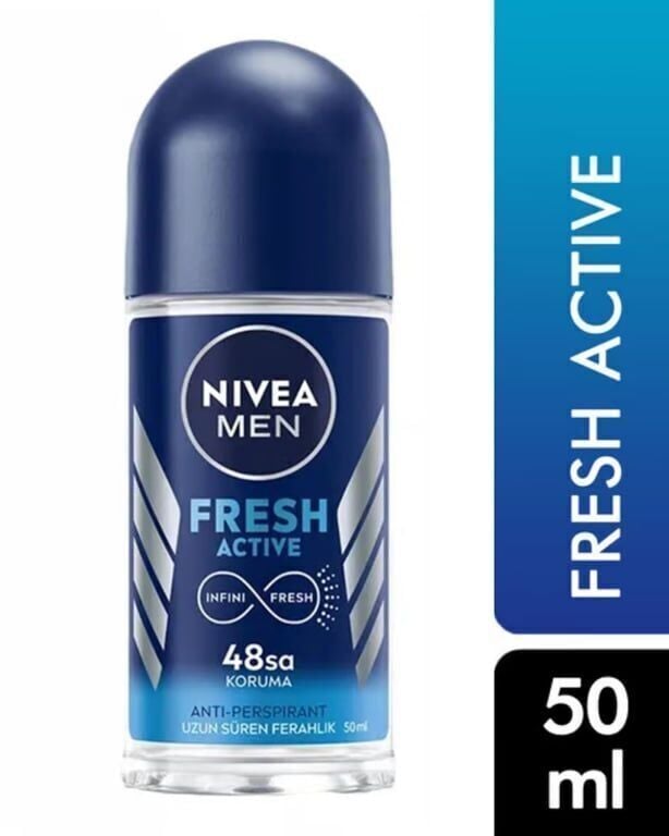 Nivea Roll On 50 ml Erkek Fresh Active Adet (1 Adet)