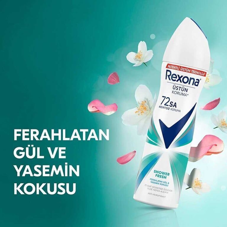 Rexona Deodorant 150 ml Kadın Shower Fresh Adet (1 Adet)
