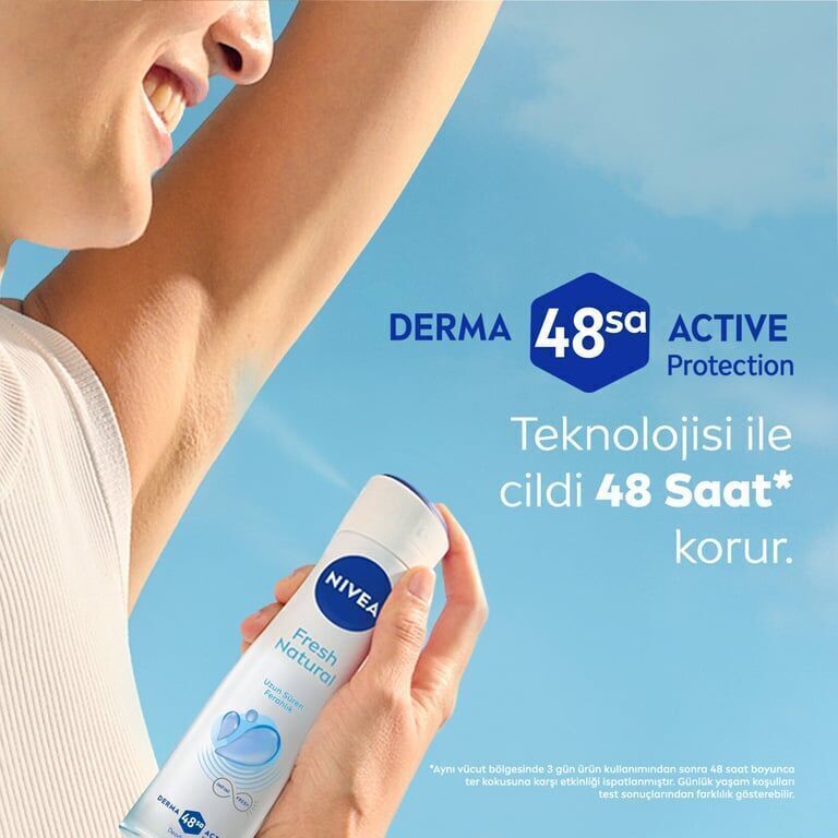 Nivea Deodorant 150 ml Kadın Fresh Natural Adet (1 Adet)