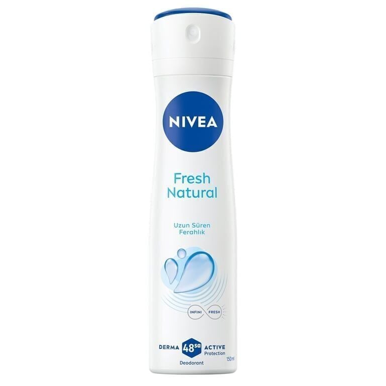 Nivea Deodorant 150 ml Kadın Fresh Natural Paket (6 Adet)