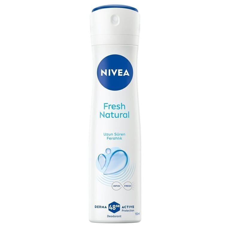 Nivea Deodorant 150 ml Kadın Fresh Natural Koli (30 Adet)