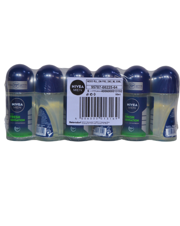 Nivea Fresh Sensation Erkek Roll On 50 ml Adet (1 Adet)