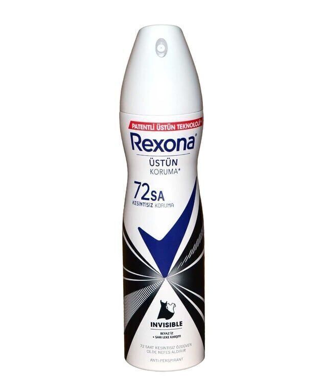 Rexona Kadın Invisible Black White Deodorant 150 ml Paket (6 Adet)