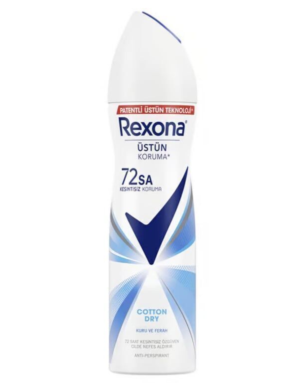 Rexona Deodorant 150 ml Kadın Cotton Dry Koli (24 Adet)
